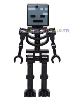 Lego Minifigur Minecraft Skelett mit festen Armen (60115c09)