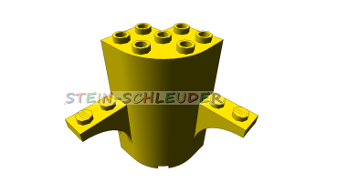 Lego Viertel-Zylinder 3 x 3 x 5 (60373)