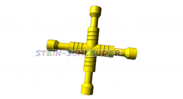 Lego Minifigur Radkreuz / Radschlüssel (11402d)