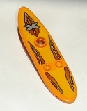 Lego Minfigur Surfbrett mit Sticker (6075pb01)