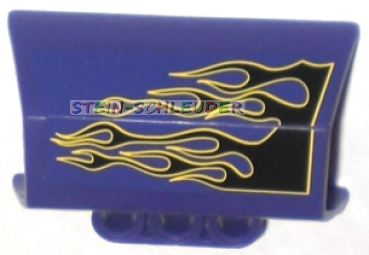 Lego Technik Motorblock-Hälfte mit Sticker (61069pb001r)