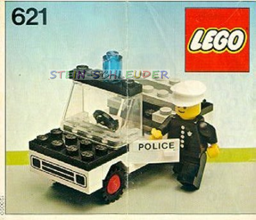 Lego-Town Bauanleitung -Police Car- (B_621-1)