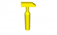 Lego Minifigur Hammer (6246b)