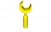 Lego Minifigur Maulschlüssel (6246e)