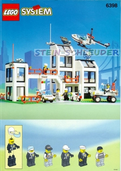 Lego Town Bauanleitung -Central Precinct HQ- (6398)
