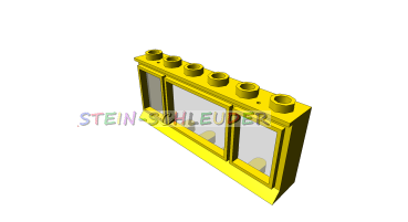 Lego Fenster 1 x 6 x 2 (645bc01)