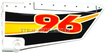 Lego Technik Verkleidungspaneel #18 mit Sticker (64682pb016)