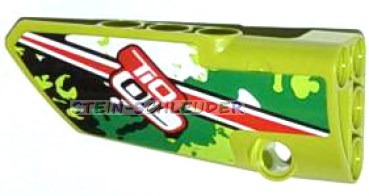 Lego Technik Verkleidungspaneel #3 mit Sticker (64683pb010)