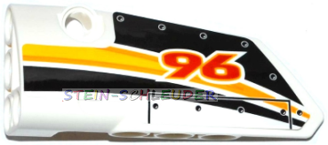 Lego Technik Verkleidungspaneel #3 mit Sticker (64683pb027)