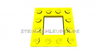 Lego Platte 4 x 4 mit Auschnitt (64799