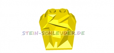 Lego Keilstein 4 x 4 strukturiert (84867)