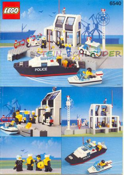 Lego Classic Town Bauanleitung -Pier Police- (6540)