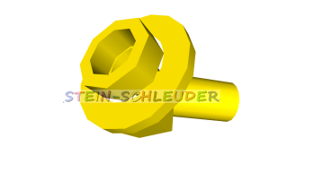 Lego Stab 1 L mit hohlem Noppen (65578)