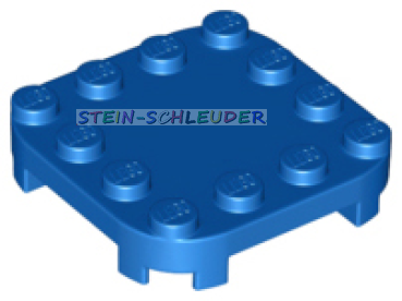 Lego Platte abgerundet mit Füssen 4 x 4 (66792)