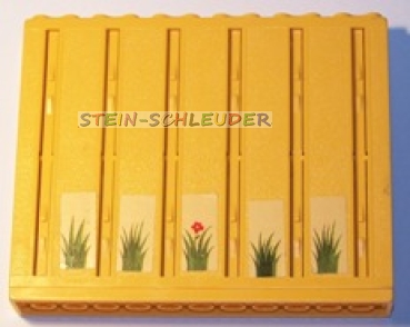 Lego Scala Wand 12 x 2 x 8 mit Sticker  (6860pb01)