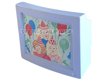 Lego Scala Fernseher mit Sticker (6962pb05)