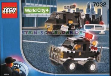Lego Worldcity Bauanleitung -Highway Patrol & Undercover Van- (7032)