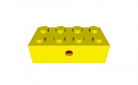 Lego Achsstein für Metallstifte 2 x 4  (7049)