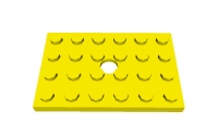 Lego Platte 4 x 6 mit Loch (709)