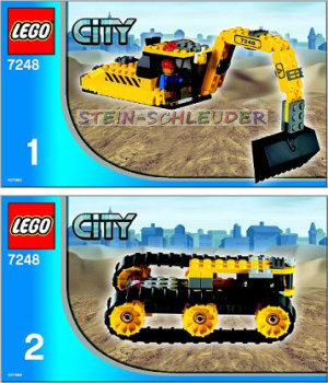 Lego Bauanleitung  -Digger- (7248)