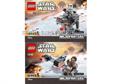 Lego Bauanleitung -Ski Speeder vs. First Order Walker Microfighters- (75195)