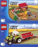Lego City Bauanleitung -Pig Farm & Tractor- (7684)