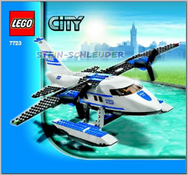 Lego City Bauanleitung  -Polizei-Wasserflugzeug- (7723)