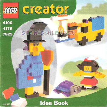 Lego Creator Bauanleitung/Ideenbuch - Eimer 7825- (7825_4)