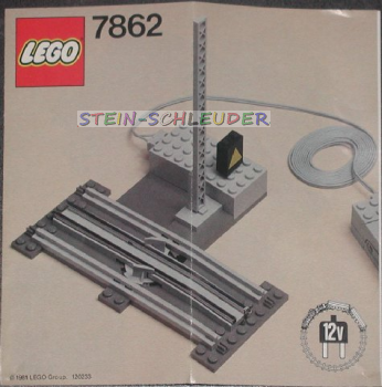Lego Eisenbahn Anleitung -12V Remote Controlled Decoupling- (7862)
