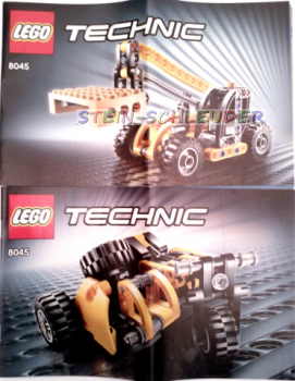 Lego Technik Bauanleitung -Mini Telehandler- (8045)