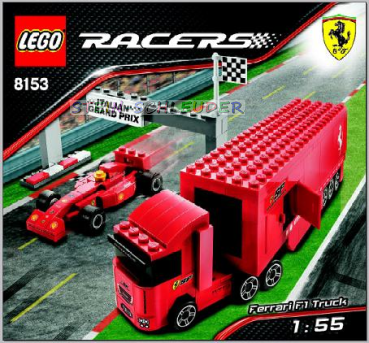 Lego Bauanleitung -Ferrari F1 Truck 1:55- (8153)