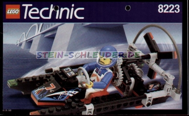 Lego Technik Bauanleitung -Hydrofoil 7 / Powerboat Columbias- (8223)