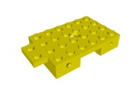 Lego Zugbasis 4 x 7 mit Radhalter (824)