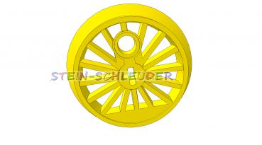 Lego RC-Eisenbahnrad 30 mm mit Spurkranz (85489a)