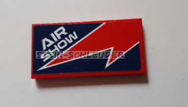 Lego Fliese 2 x 4 mit Sticker (87079pb0738)