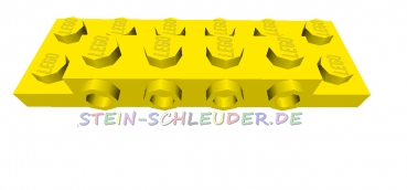 Lego Platte 4 x 6 mit 4 seitl. Noppen (87609)