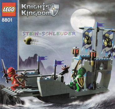 Lego Bauanleitung -Knights' Attack Barge- (8801)