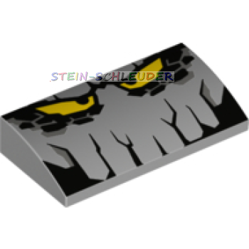 Lego Keilstein 2 x 4 bedruckt (88930pb072)