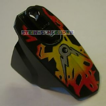 Lego Hero Factory Panzer Größe 5 mit Kugelaufnahme  bedruckt (90639pb008)