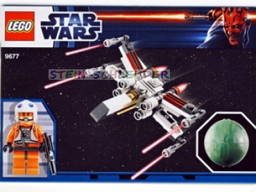 Lego Bauanleitung -X-wing Starfighter & Yavin 4- (9677)
