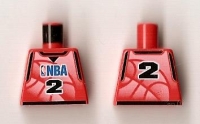 Lego Basketball Torso NBA-Spieler Nr 2 (973bpb178)