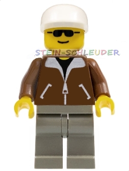 Lego Classic Town Minifigur - Bomberjacke-  (973p70c13)