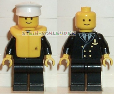 Lego Town Minifigur - Admiral- (973pb0049c02)
