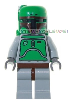 Lego Starwars Minifigur -Boba Fett- alt-hellgrau (973pb0282c03)