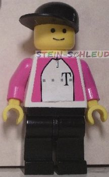 Lego Minifigur mit Sticker -Telekom- (973pb0433c01)