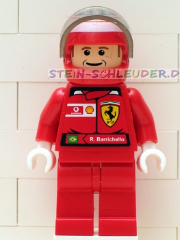 Lego Minifigur -Ferrari Racing R. Barrichello- (973pb0342c01)