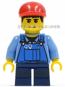 Lego City Minifigur -Mechaniker- (973pb0410c38)