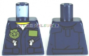 Lego Minifigur Torso -Hubschrauberpilot- (973pb0989)