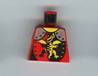 Lego Minifigur Torso Castle (973pb105)