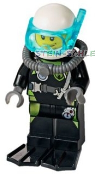 Lego Minifigur -Feuerwehrtaucher- (973pb2284c01)